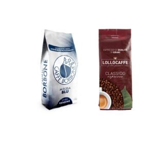 Caffè Borbone на зърна VENDING LINE BLU, + Lollo Caffé кафе на зърна CLASSICO, 2kg