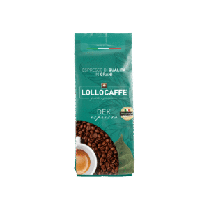 Lollo Caffé кафе на зърна , DEK, 1kg (БЕЗ КОФЕИН)