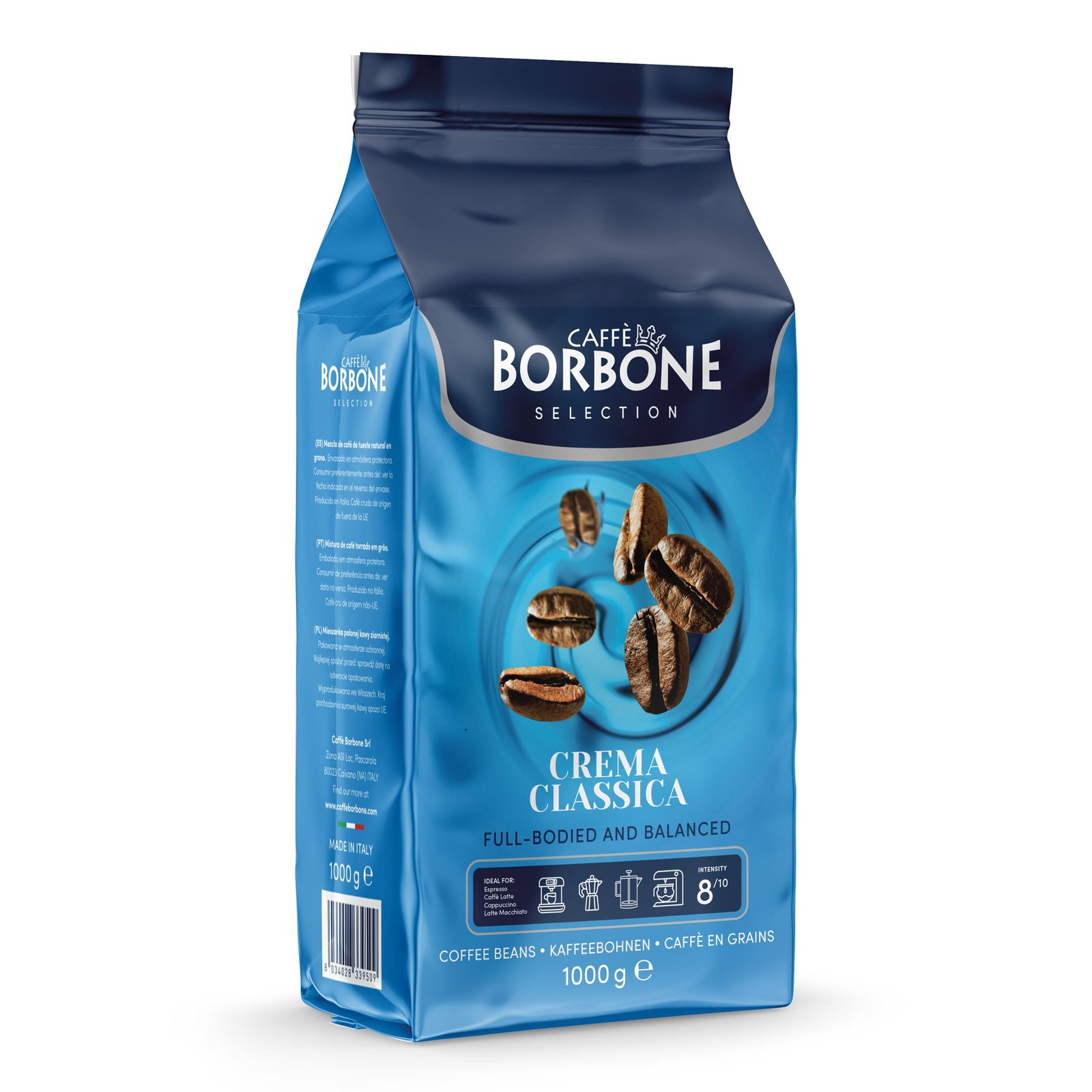 Caffè Borbone на зърна CREMA CLASSICA, 1kg