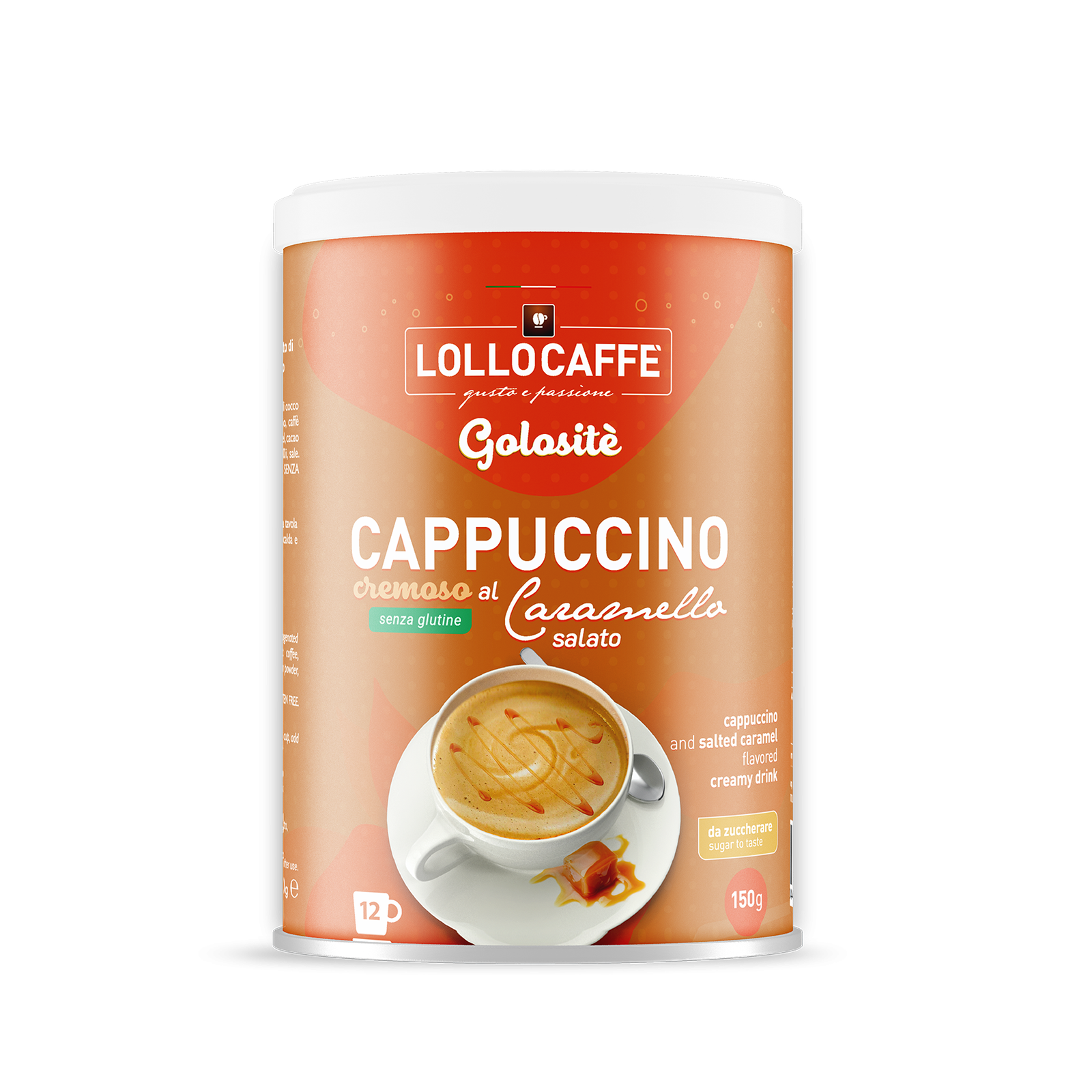 Lollo Caffè , Cappuccino със солен карамел, 0.150g (КУТИЯ)