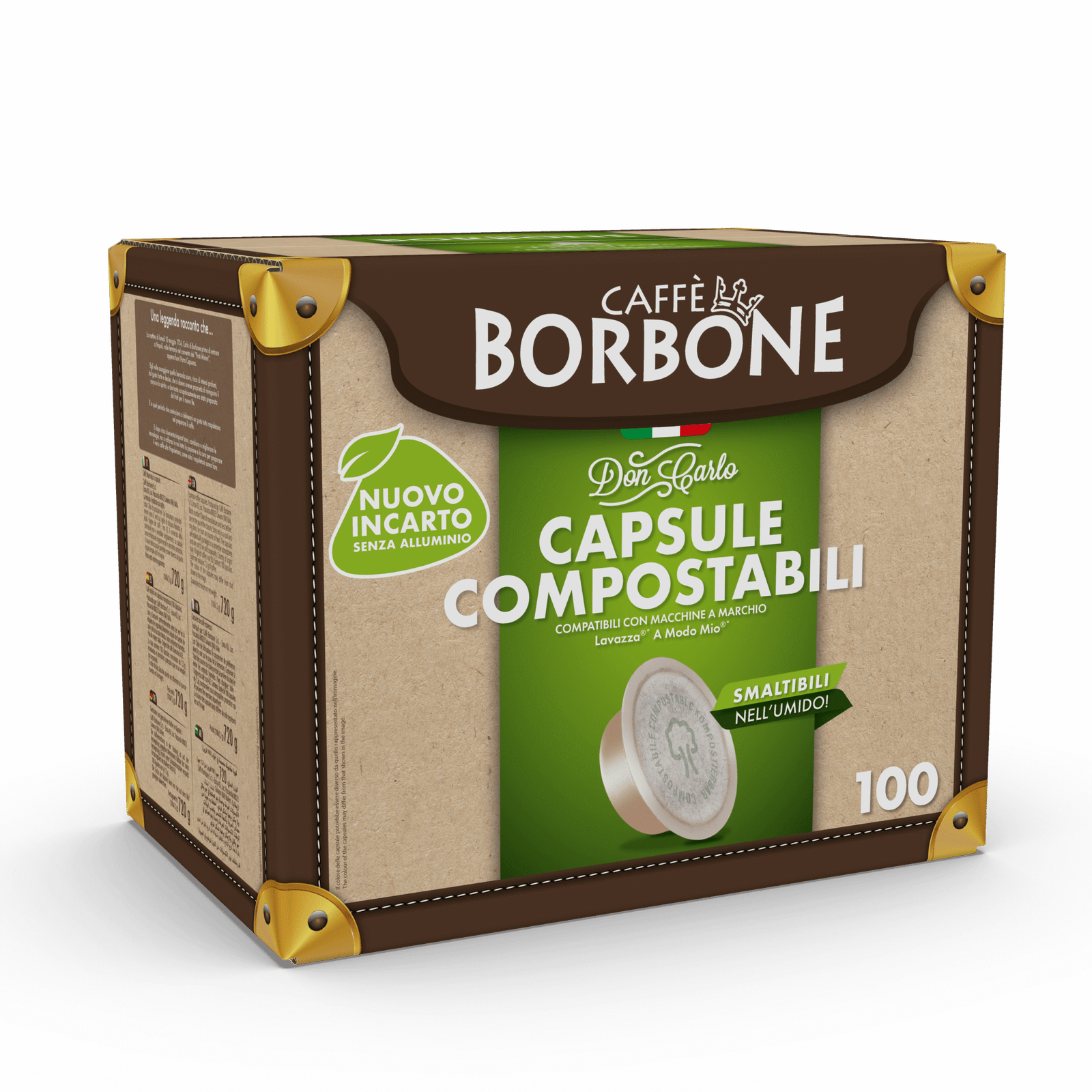 Caffè Borbone алуминиеви кафе капсули A Modo Miо®, ORO, 100 броя - Image 3