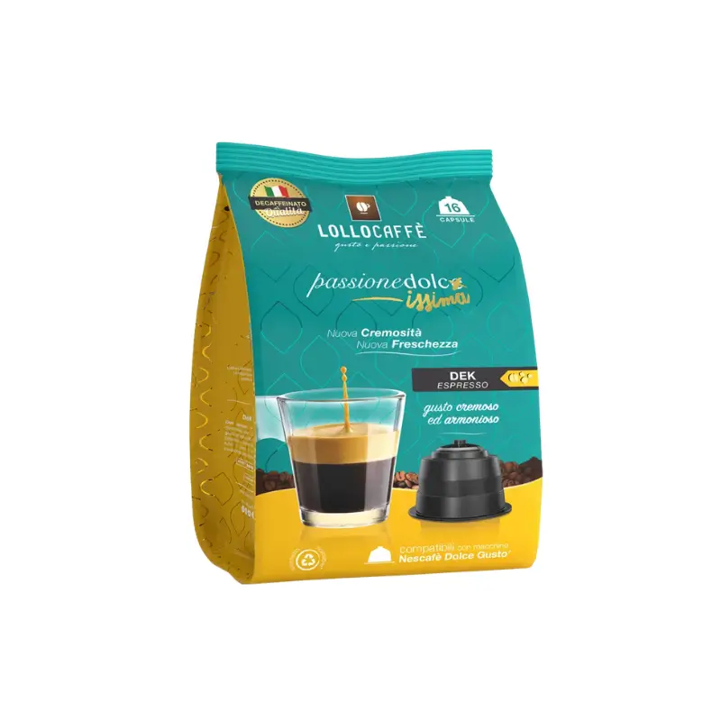 Lollo Caffè капсули Nescafé® Dolce Gusto®, DEК , (БЕЗ КОФЕИН)