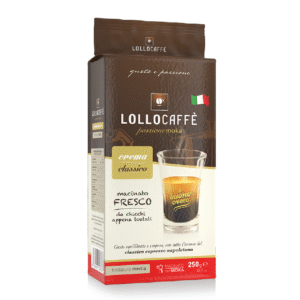 Lollo Caffè  , CREMA CLASSICО, 0.250kg  (МЛЯНО)