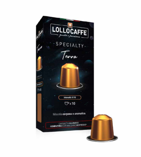 Lollo Caffè алуминиеви капсули Nespresso TERRA