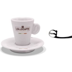 Порцеланова чаша + лъжичка за кафе