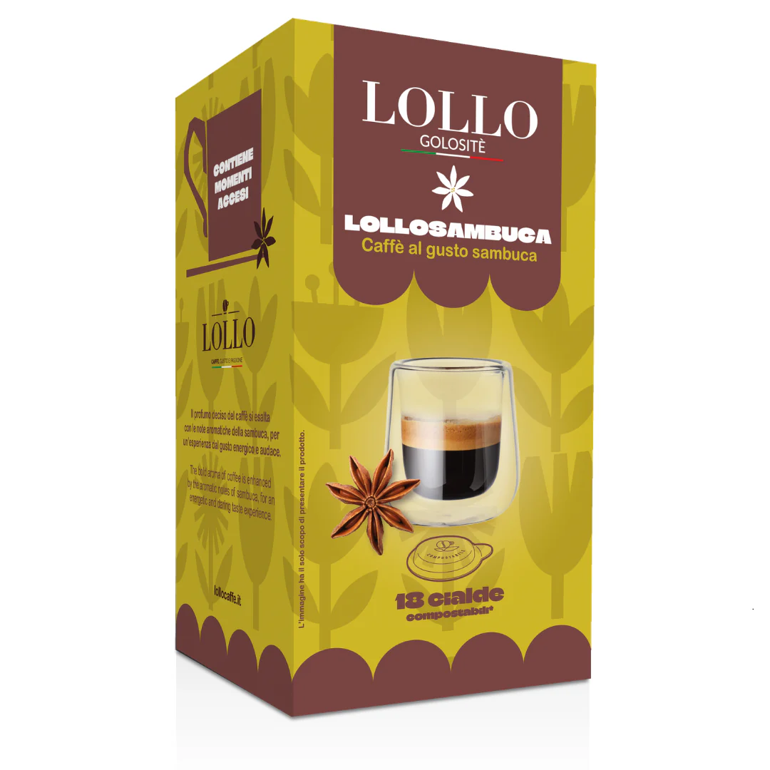 Lollo Caffè филтър дози SAMBUCA, Ф44, 18 броя