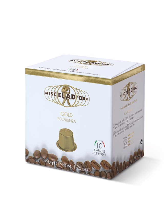 Miscela d’Oro капсули Nespresso®, Gold, 100 броя