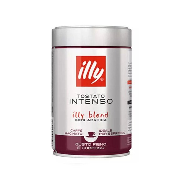 Illy мляно кафе, Intenso , 0.250kg (МЕТАЛНА КУТИЯ)