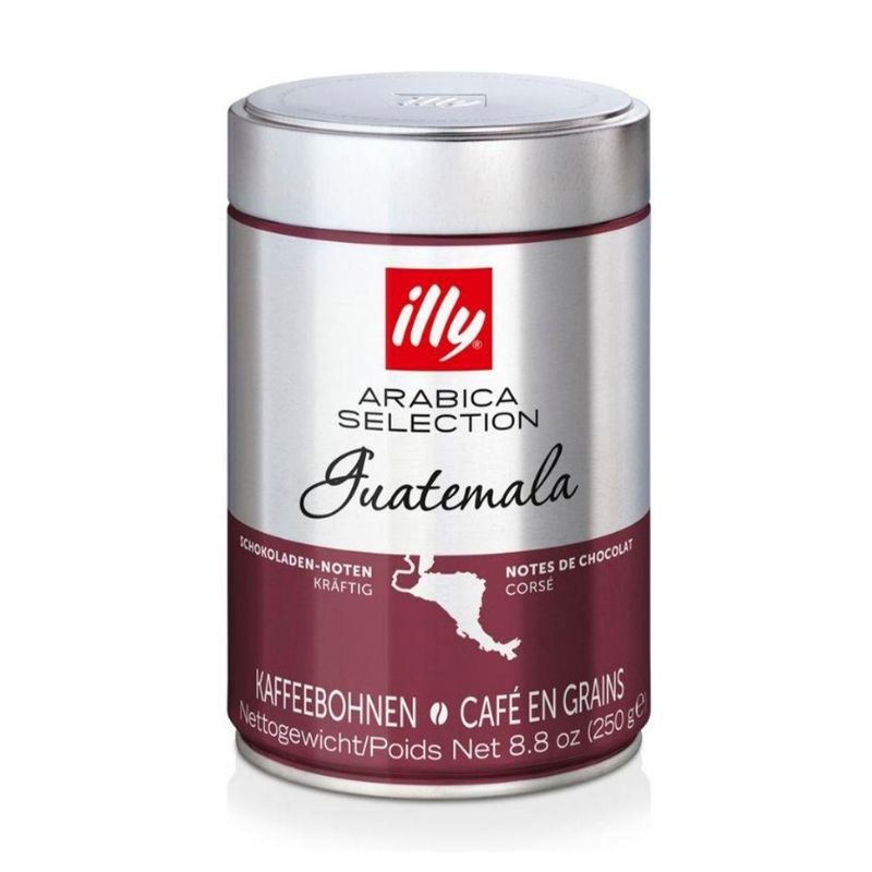Illy кафе на зърна, Arabica Selection Гватемала , 0.250kg (МЕТАЛНА КУТИЯ)